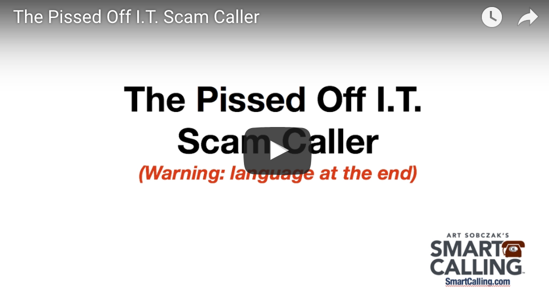 I Annoyed This Phone Scammer (Warning on the language)